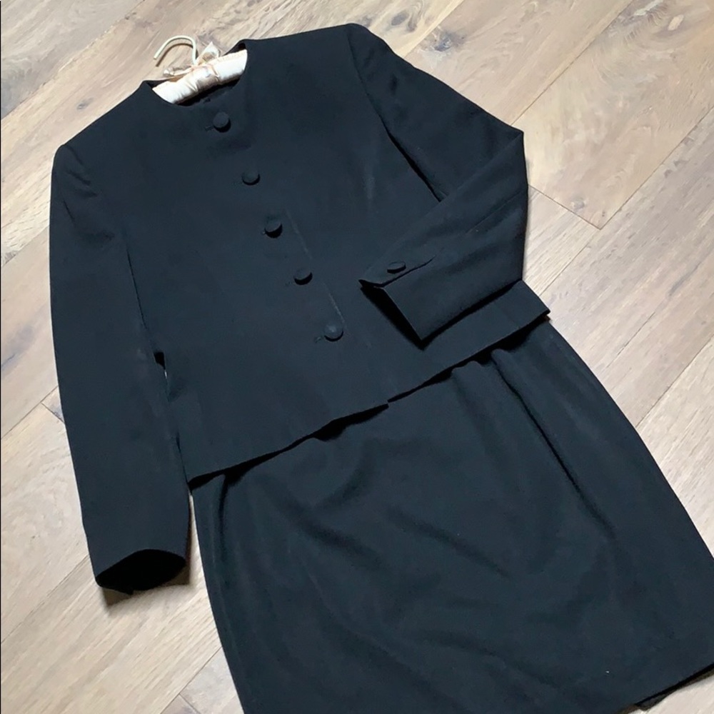 Corporate Woman classic black suit by Barrie Pace